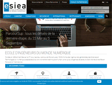 Tablet Screenshot of esiea.fr