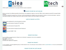 Tablet Screenshot of paiement-en-ligne.esiea.fr